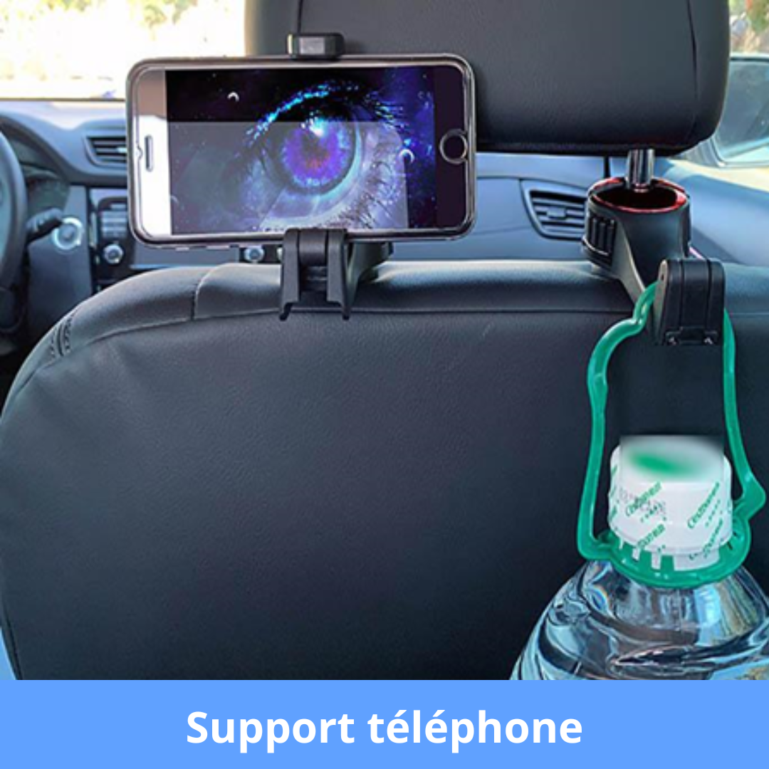 Support Telephone Voiture Appui Tete