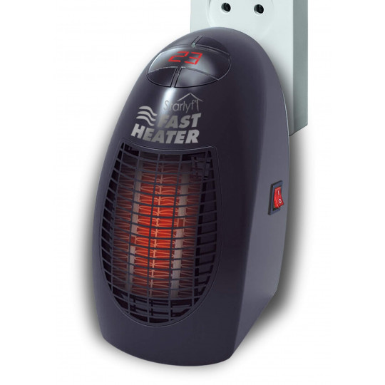 Chauffage Express Malin - Fast Heater - Noir - Adulte - Ecran LED numérique  / température réglable 400W - Cdiscount