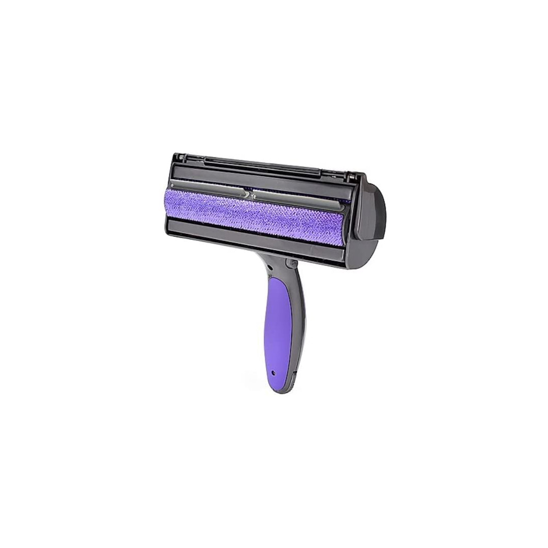 Fur Daddy Sweeper Brush - Brosse anti poils animaux - VENTEO™ - Ramasse  poils chat / chien - Violet et